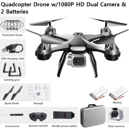 HD 4K Dual Camera Quadcopter Drone - novelvine