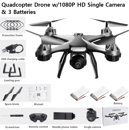 HD 4K Dual Camera Quadcopter Drone - novelvine