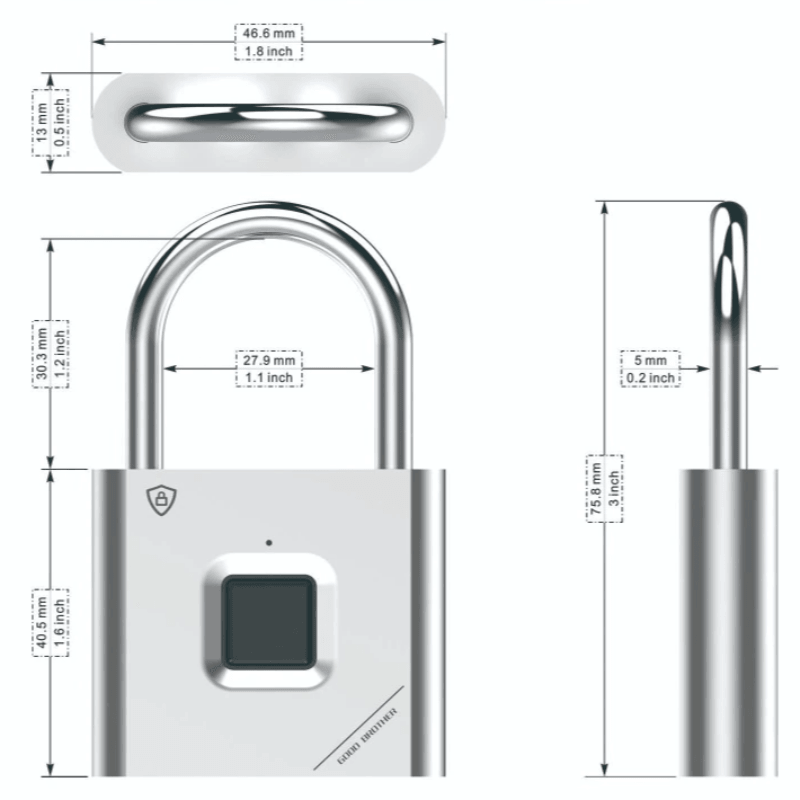Smart Password Fingerprint Lock - novelvine