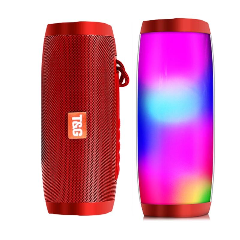 Portable Wireless Bluetooth Speaker Boom Box - High Power Output, HIFI Sound, TF FM Radio, LED Light. - novelvine
