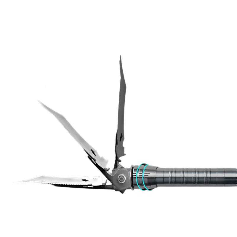 Survival Military Grade Folding Shovel With Portable Entrenching Tool, Foldable Camping Multitool, Tactical Collapsible Spade for Hiking, Backpacking, Off-roading, Car Emergency - novelvine