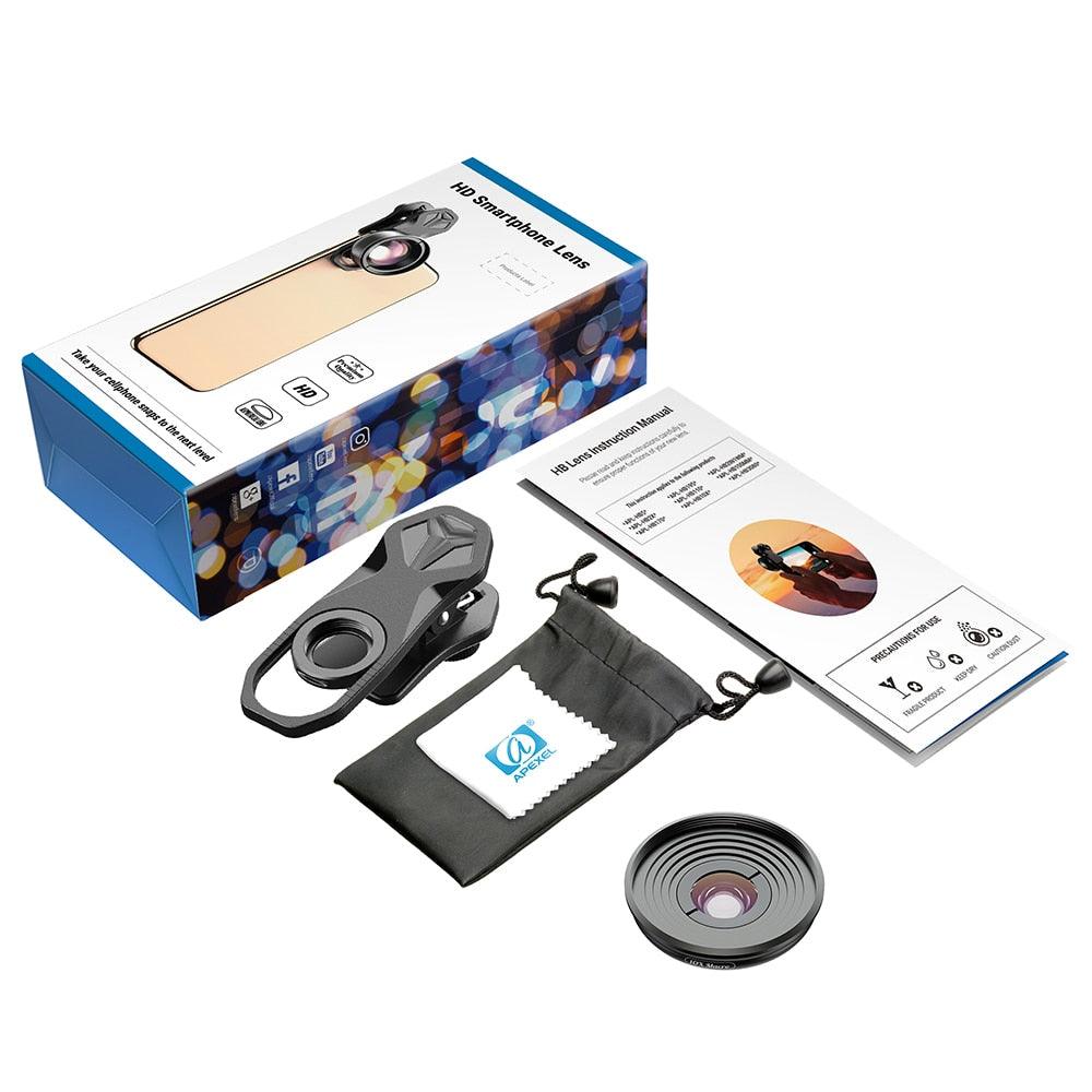 Wide Angle Macro Fish Eye Mobile Phone Lens - novelvine