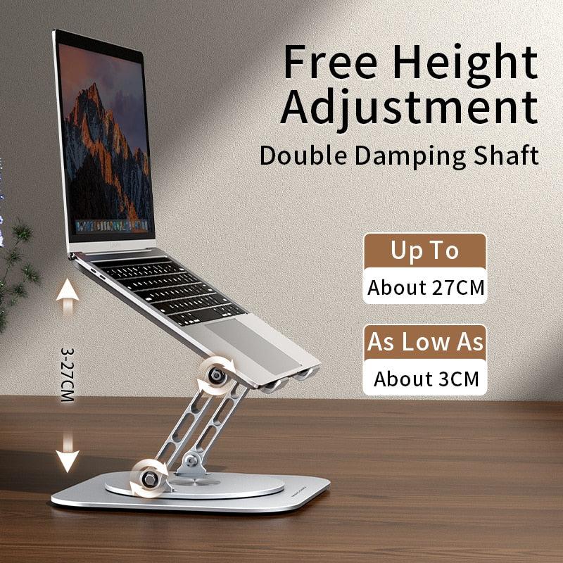 360° Rotating, Ergonomic, Portable Laptop Stand - novelvine