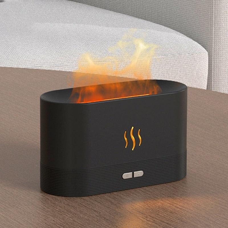 180ML Simulation Flame Ultrasonic Humidifier - novelvine