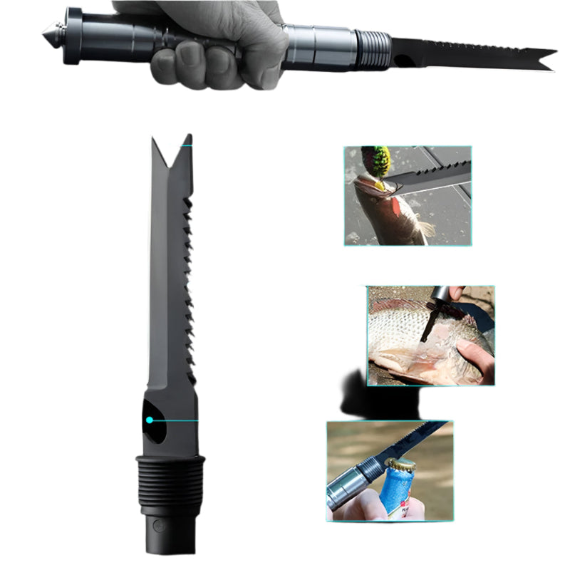 Survival Military Grade Folding Shovel With Portable Entrenching Tool, Foldable Camping Multitool, Tactical Collapsible Spade for Hiking, Backpacking, Off-roading, Car Emergency - novelvine