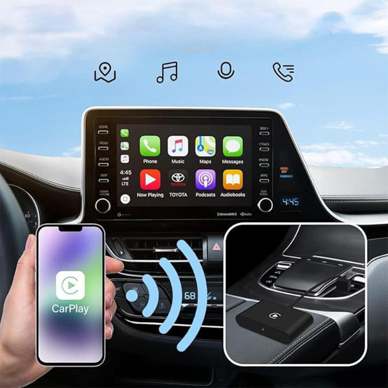 Car Play Smart Box with Wireless Apple Car Play & Android Auto