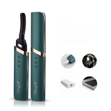 USB Heated Eyelash Curler – Long-Lasting Natural Curl | CkeyiN Electric Lash Tool