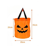 LED Light Halloween Pumpkin Candy Bucket – Collapsible Trick or Treat Bag for Party & Thanksgiving Gift Basket