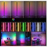 47" RGB LED Floor Light Bar – Smart Ambient Backlight with Voice Control & Sync Rhythm | Gaming & Mood Lighting