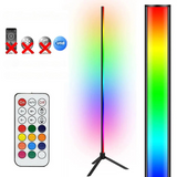 47" RGB LED Floor Light Bar – Smart Ambient Backlight with Voice Control & Sync Rhythm | Gaming & Mood Lighting