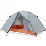 Hewolf 1595 Ultralight Double Layer Camping Tent: Waterproof, Windproof, Easy Setup - Ideal for Backpacking, Hiking & Beach Trips - 2.51KG