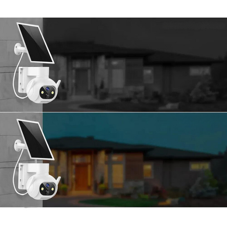 Linook icsee 5MP CCTV Solar Cell Outdoor Wireless WIFI Head IP Camera: Waterproof Monitoring