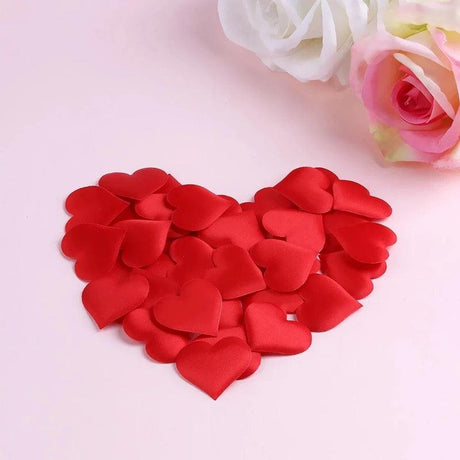 Love Heart Shaped Sponge Petal For Party Decorative Handmade DIY Petals Birthday Table Wedding Valentine Day Supplies - novelvine