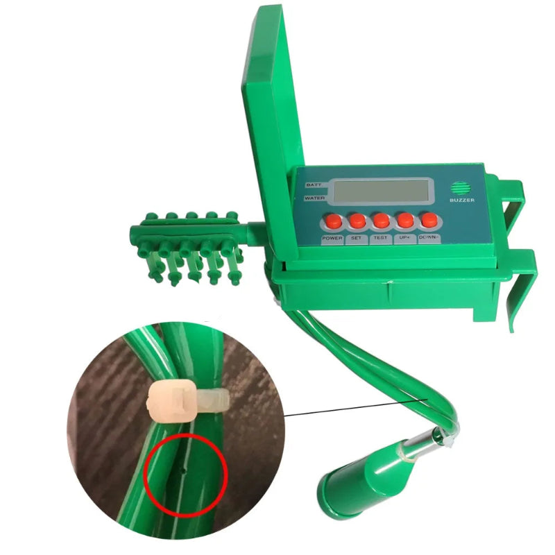 Automatic Micro Drip Irrigation Kit with Smart Controller – Indoor & Outdoor Plant Watering System for Garden, Bonsai & Potted Plants