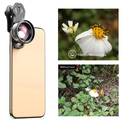 100mm Macro Smartphone Lens: Capture Stunning Close-Up Detail with Universal Clip-On Zoom Lens - novelvine