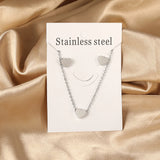 Luxury Water Drop Choker Necklace & Earrings Set – Stainless Steel Women’s Jewelry for Wedding & Special Occasions