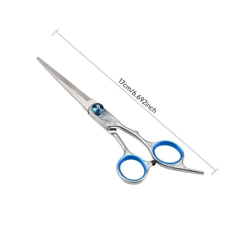 5pcs/Set Stainless Steel Pet Dogs Grooming Scissors Suit Hairdresser Scissors For Dogs Professional Animal Barber Cutting Tools - novelvine