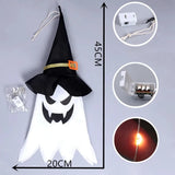 LED Halloween Decoration – Flashing Glowing Wizard Ghost Hat Lantern for Party, Home & Outdoor Décor