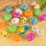 Colorful Easter Eggs Candy Boxes: Perfect for Easter Party Favors and Gift Packaging - Set of 12/24pcs