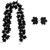 200CM Artificial Autumn Maple Leaf Garland – Fall Vine Wreath for Home, Door, Wall & Garden Decorations