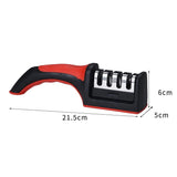 4-Stage Multi-Functional Knife Sharpener | Handheld 3-in-1 Kitchen Sharpening Tool