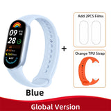 New Global Version Xiaomi Mi Band 9 AMOLED 1.62" Display Blood Oxygen Fitness Tracker Bracelet Xiaomi Smart Band 9 Wrist Watch