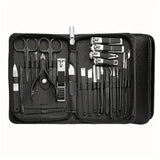 30-Piece Professional Nail Clippers Manicure & Pedicure Set with Portable Travel Case – Stainless Steel Cuticle Nippers & Precision Nail Care Kit
