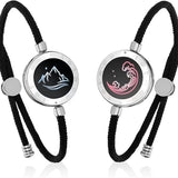 TOTWOO Long Distance Touch Bracelets for Couples – Smart Light-Up & Vibration Love Bracelets | Relationship Gift for Lovers