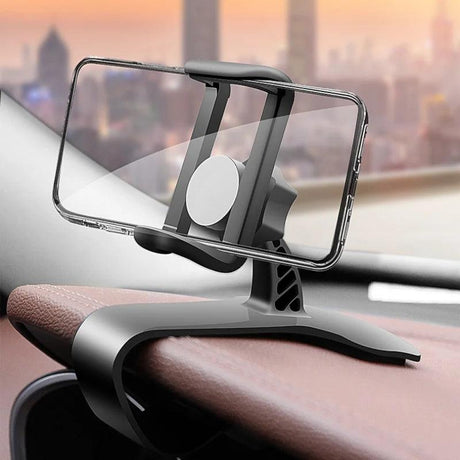 Car Dashboard Phone Holder Clip Mount Stand for all phones, universal adjustable size GPS Support Clips Rotatable Bracket - novelvine