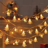 3M 2024 Snowflake Christmas Lights - LED String Fairy Lights for Home, Tree, Garden & New Year Décor