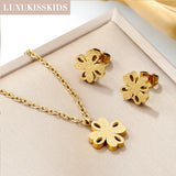 Luxury Water Drop Choker Necklace & Earrings Set – Stainless Steel Women’s Jewelry for Wedding & Special Occasions