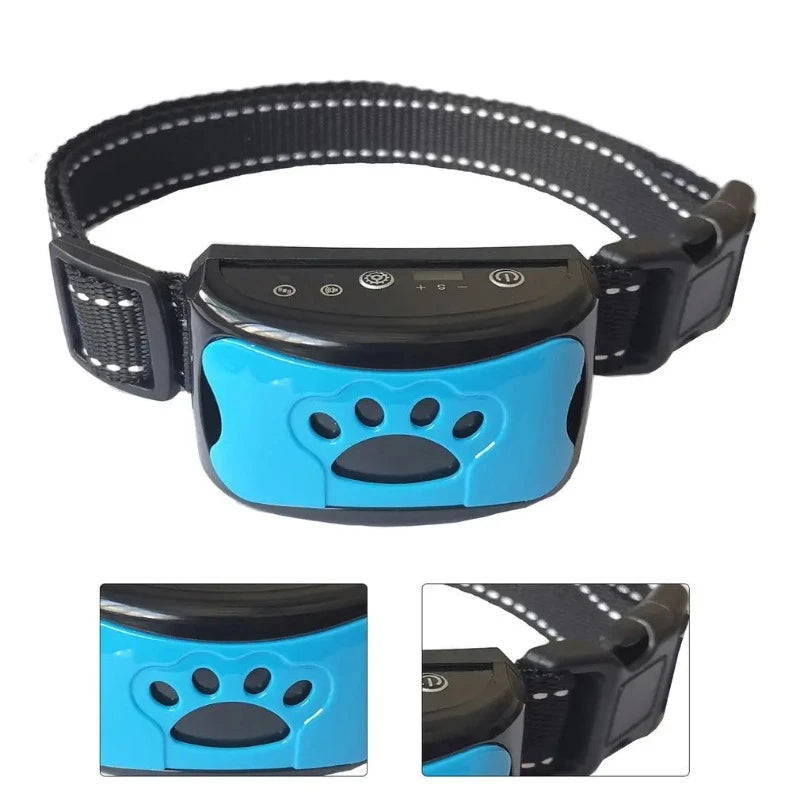 Waterproof Ultrasonic Training Collar: USB Rechargeable Electric Anti-Barking Device