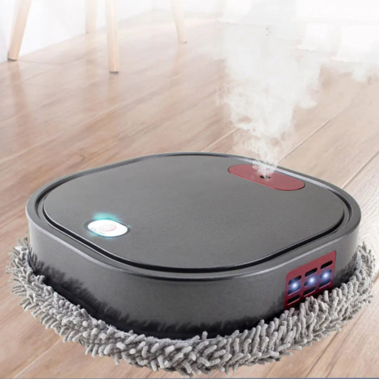 Intelligent 3-in-1 Robot Vacuum Cleaner – Dry/Wet Sweep, Mop & Spray | Rechargeable Smart Mopping Robot for Home Cleaning