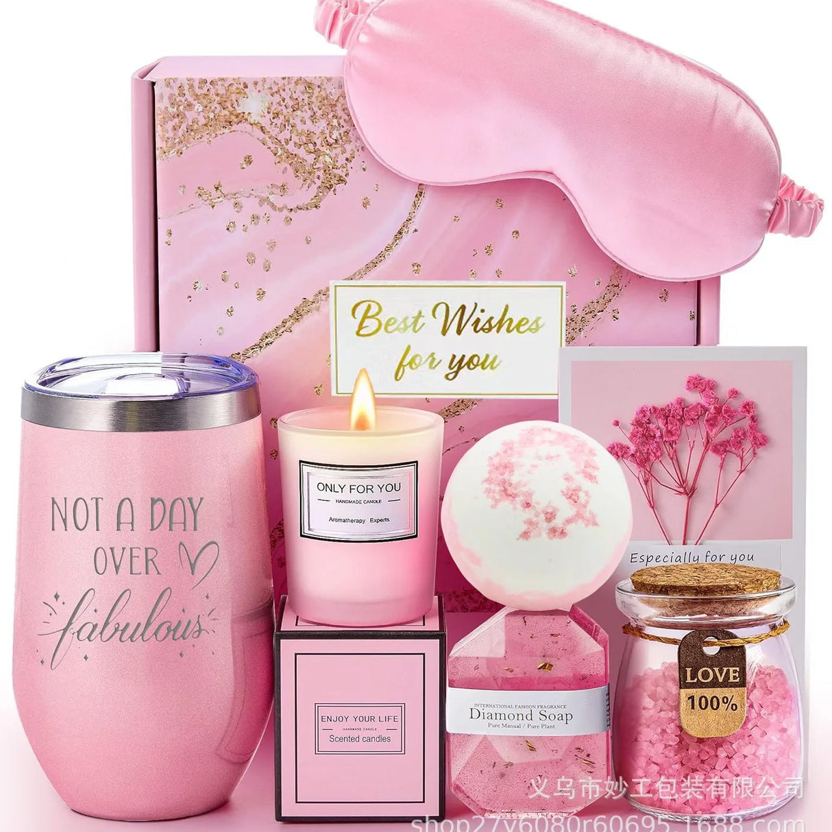 Lavender Spa Gift Basket Set for Women – Luxury Relaxation Gifts for Ladies, Mom, Wife, Girlfriend & Sister | Perfect for Birthday, Christmas, Valentine’s Day & Mother’s Day