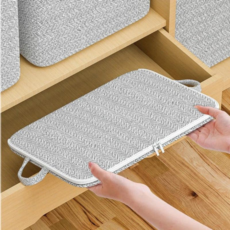 Storage Box Foldable Clothing Organizer Large Capacity Household Quilt Storage Bag Clothes Folding Closet - novelvine