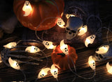 Halloween Decoration LED Light String – Pumpkin, Skull, Eyeball Shaped Trick-or-Treat Lantern for Horror-Themed Halloween Décor