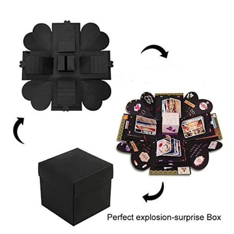 Explosion Box DIY Wedding Explosion Box Anniversary Creative Scrapbook DIY Photo Album Birthday Romantic Surprise Gift Supplies - novelvine