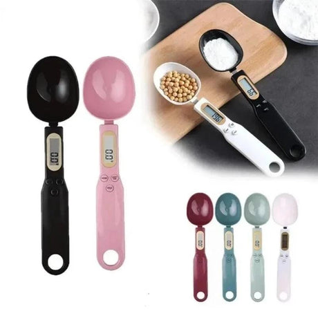 Mini Electronic Kitchen Scale 0.1g 500g Digital Weight Food Measuring Pet Food Weighing Spoon Good Cooking Tool LCD Display - novelvine