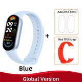 New Global Version Xiaomi Mi Band 9 AMOLED 1.62" Display Blood Oxygen Fitness Tracker Bracelet Xiaomi Smart Band 9 Wrist Watch