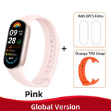 New Global Version Xiaomi Mi Band 9 AMOLED 1.62" Display Blood Oxygen Fitness Tracker Bracelet Xiaomi Smart Band 9 Wrist Watch