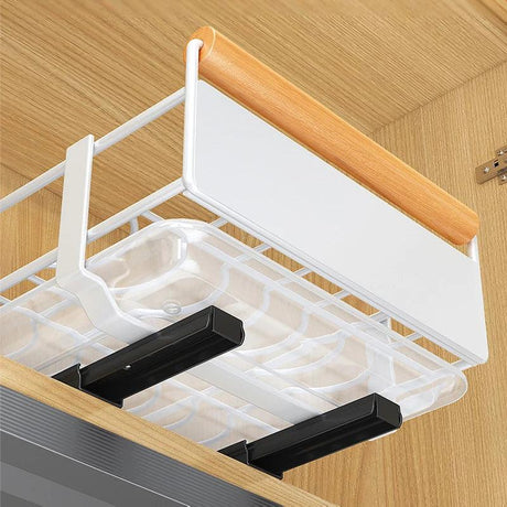 Sliding Bowl Dish Storage Rack - novelvine