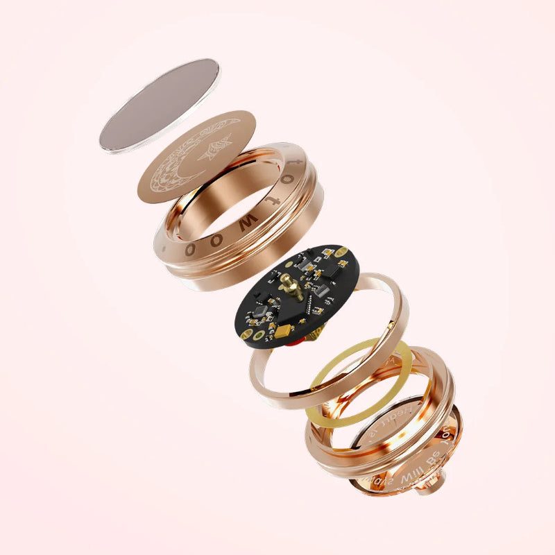 TOTWOO Long Distance Touch Bracelets for Couples – Smart Light-Up & Vibration Love Bracelets | Relationship Gift for Lovers