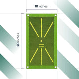 Golf Training Mat Kit - Swing Path Feedback, Correct Posture, Advanced Practice Aid