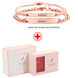 2pcs Personalized Stainless Steel Name Bracelet Set – Custom Couple Gift with Jewelry Box