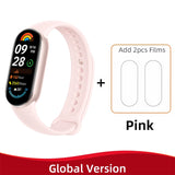 New Global Version Xiaomi Mi Band 9 AMOLED 1.62" Display Blood Oxygen Fitness Tracker Bracelet Xiaomi Smart Band 9 Wrist Watch