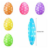 16-Inch Funny Easter Egg Inflatable Ball: Safe and Reliable Outdoor Garden Lawn Ornament