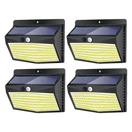 138 LED Solar Lights Outdoor - Waterproof Motion Sensor Wall Lamps - Energy-Efficient Garden and Street Lighting - novelvine