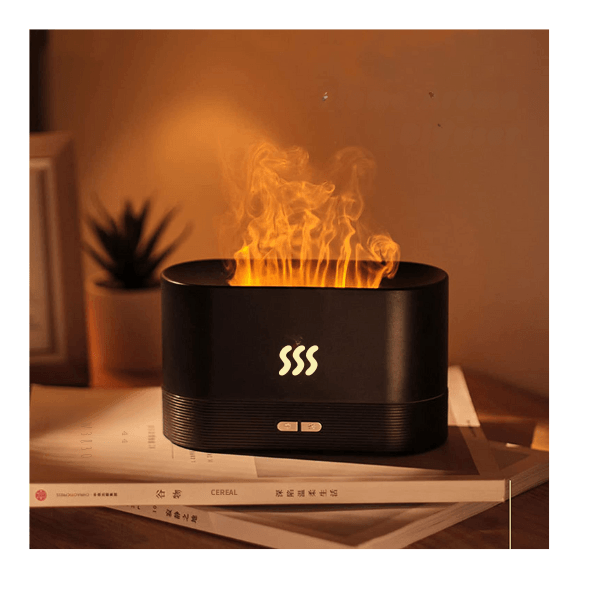 180ML Simulation Flame Ultrasonic Humidifier - novelvine