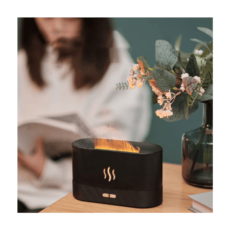 180ML Simulation Flame Ultrasonic Humidifier - novelvine