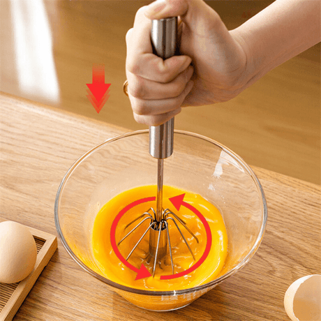 Stainless Steel Semi-Automatic Whisk - Early Mothers Day Special - novelvine